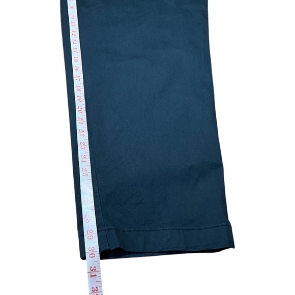 GAP Cotton Black Straight Up Khaki Trousers Side & Back Pockets US Sz 16 Tall - Picture 7 of 9